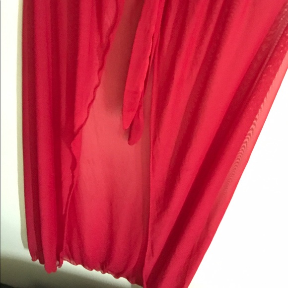 New red beach cover up - Picture 2 of 2